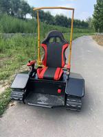 Elektrischer Geländerollstuhl mit Raupenantrieb, Allterrain-Rollstuhl, Gummiketten-Rollstuhl, Raupenantrieb-Umbausatz