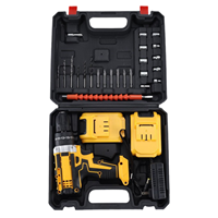 Perceuses sans fil portables à vitesse variable 20V avec mandrin de 3/8 pouce pour travaux de perçage industriels et domestiques