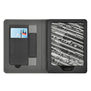 Housse de protection en cuir PU pour liseuse <span class=keywords><strong>Kindle</strong></span> avec support pliable et sangle de transport - Product Image 4