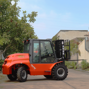 Trung Quốc phía sau bánh xe chỉ đạo 4WD off-road xe nâng 3 tấn 5 tấn DIESEL tất cả các địa hình gồ ghề xe nâng với EPA động cơ - Product Image 1