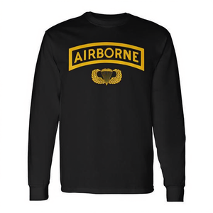 T-shirt à manches longues pour papa, ancien parachutiste aéroporté - Product Image 2