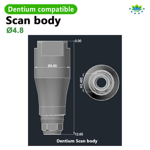Kit de numérisation dentaire Dentium SuperLine <span class=keywords><strong>Scan</strong></span> Body OEM ODM, numérisation numérique de haute précision pour implants, compatible Exocad <span class=keywords><strong>3Shape</strong></span> CAD/CAM, fournisseur vérifié - Product Image 2