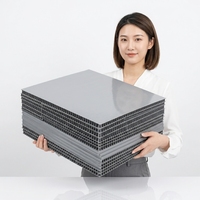 Panneau de coffrage en plastique alvéolaire PP robuste 21 mm réutilisable, haute capacité de charge, pour béton, étanche, garantie 3 ans