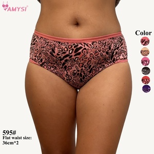 Amysi 595 #   Pakaian Dalam Wanita Afrika Hitam Seksi Bermotif Bunga, Potongan Tinggi, Tipis, Bernapas, 100% Poliester, Ukuran Besar, Harga Grosir Murah - Product Image 1