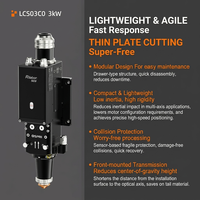 Kepala Pemotong Laser Serat Khusus OSPRI LCS03C0 100:150 Autofokus untuk Industri Logam dan Konstruksi