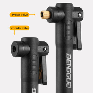 Yueli Mini Bicycle Pump 100PSI High Pressure With <b>Stand</b> For <b>Cycling</b> Mountain Bike - Product Image 3