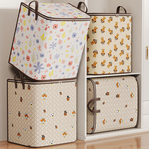 Teddy Bear <b>Storage</b> Bag Non Woven Fabric Rectangle Clothing Organizer For Bedroom Wardrobe Quilt Toy <b>Storage</b> <b>Box</b> - Product Image 3
