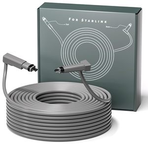 <span class=keywords><strong>Cable</strong></span> USB Tipo-C para <span class=keywords><strong>Internet</strong></span> Satelital Starlink Gen 2, 46 m (150 pies), Cobre Puro, PVC, Niquelado, para Teléfono Móvil, Auriculares, Computadora - Product Image 2