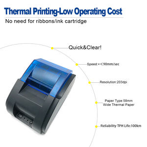 저렴한 VTR-T58w 2인치 열전사 영수증 프린터 USB 인터페이스 1년 보증 모든 POS 시스템에 적합 재고 있음 - Product Image 3