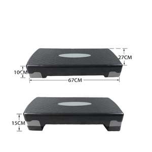 เครื่องออกกำลังกายแบบปรับระดับได้ PP Pedal Personal Stepper Trainer สำหรับออกกำลังกายที่บ้าน เหมาะสำหรับโยคะแบบมีจังหวะและการออกกำลังกายแบบแอโรบิก พร้อมแท่นวางเท้า - Product Image 3