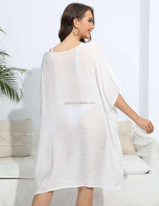 Vente en gros d'usine de vêtements de plage Jinru Tangas d'été couvertures de bikini à manches courtes maillots de bain grande taille pour femmes - Product Image 5