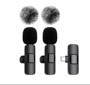 Microphone không dây Lavalier Microphone cho live streaming/Youtube/tiktok/Facebook sống giảm tiếng ồn Mic cho iPhone/<span class=keywords><strong>Android</strong></span> - Product Image 3