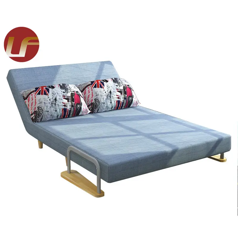 Factory Made Folding Sofa Bed, 5 Sizes Convertible Couch Bed Chair, Full Padded Sleeper Bed Chair Lounger Souch Bed with Pillow