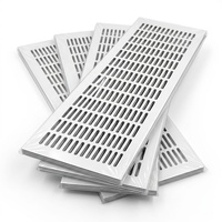 Grille de ventilation en aluminium sur mesure, grille d'aération en aluminium pour armoire en acier, grille de ventilation en maille de style persienne en aluminium