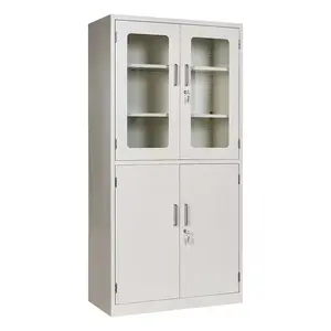 Large drawing swing glass door filing cabinet