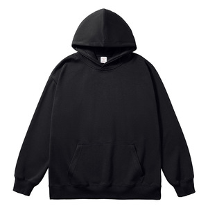 Sudadera con capucha deportiva para hombre de alta calidad, 300G, venta de fábrica, LOGOTIPO personalizado, ropa de calle, tejido de punto, sudadera de talla grande con estampado sólido - Product Image 1
