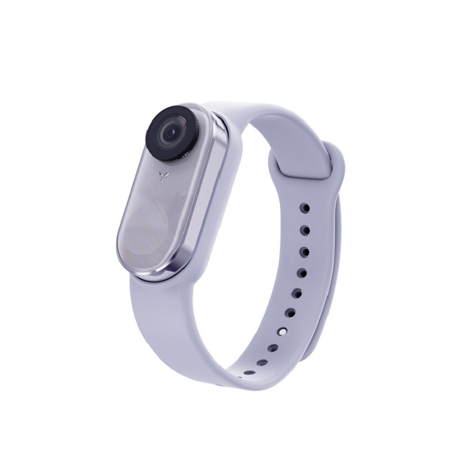 4K Thumb-Sized Silver Action Camera | 12MP Mini Waterproof ABS+Aluminum Alloy Sports Camera Anti-Shake 1840mAh 5V Battery All