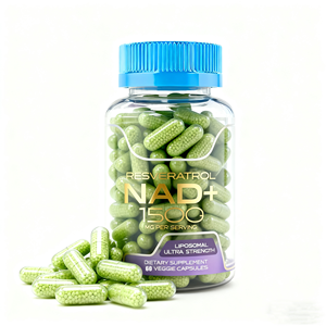 Grosir suplemen Liposomal dewasa NAD + 1500mg 60 Kapsul dukungan kekebalan tubuh antioksidan ekstrak organik makanan super - Product Image 1