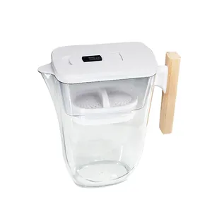 Jarro com filtro de água AS ABS, jarro purificador de água para filtragem doméstica, jarro com filtro de água de melhor qualidade