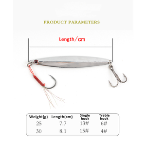 เหยื่อตก<span class=keywords><strong>ปลา</strong></span>โลหะ XUHANG GJQ14 3D Eye Quality Metal Jig Lure 30 กรัม 77-81 มม. สำหรับตก<span class=keywords><strong>ปลา</strong></span>ชายฝั่ง <span class=keywords><strong>ปลา</strong></span>ทะเล <span class=keywords><strong>ปลา</strong></span>บาราคู <span class=keywords><strong>ปลา</strong></span>แซลมอน <span class=keywords><strong>ปลา</strong></span>กระพง <span class=keywords><strong>ปลา</strong></span>ซานเดอร์ <span class=keywords><strong>ปลา</strong></span>ไพค์ ในแม่น้ำ - Product Image 3