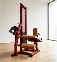 Machine professionnelle d'extension des jambes à pédalier simple, capacité de charge 80 kg, équipement de musculation pour salle de sport