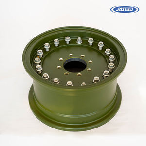 Çin dövme tekerlek fabrika yapımı <span class=keywords><strong>2</strong></span> parça jantlar 18x9.5 ordu yeşil özel kamyon için Beadlock tekerlek - Product Image 5