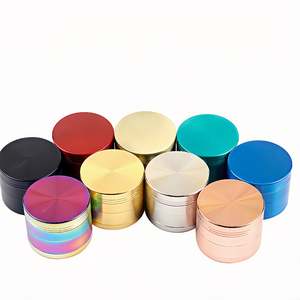 工場スモークジンクグラインダーOEM/ODM 40mm 50mm 55mm 63mm喫煙アクセサリー金属ハーブ喫煙タバコ用ハーブグラインダー - Product Image 6