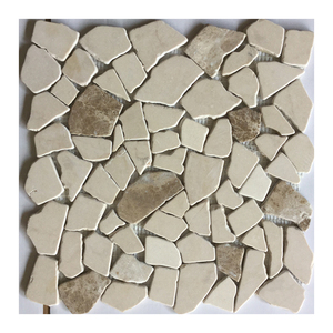 ZF Đá Khảm Không Đều Đá Lát Sàn Đá Cẩm Thạch Ngoài Trời Giá Rẻ Nghệ Thuật Đá Lát Sàn Trang Trí - Product Image 4