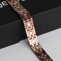 Bracelets de mode de thérapie magnétique en cuivre en gros de l'usine de Guangzhou Accessoire sain et élégant