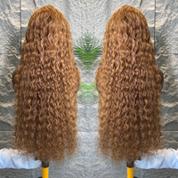 Vente en gros # Perruque Lace Front HD 13x4 Ondulée Brun Foncé 4, Cheveux Humains Brésiliens Pré-Pluckés, Densité 250% pour Femmes Noires OEM ODM