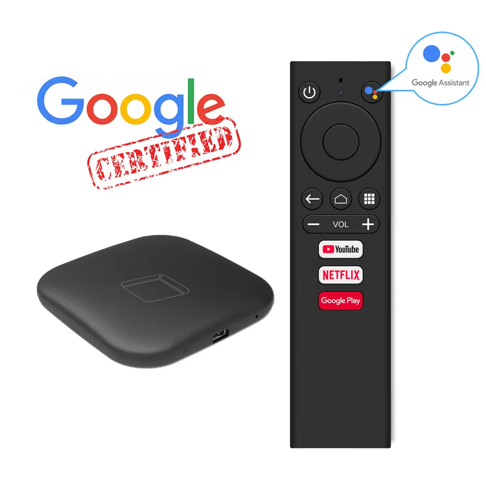 Set top box più recente certificato Google 4k HAKOMINI Google play store 2g8g android 9.0 tv sticker android tv