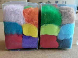 Grosir mouse bulu kelinci asli 2023 laser mainan kucing interaktif baru untuk kucing dalam ruangan - Product Image 5