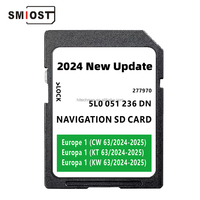SMIOST Chang CID Android Map para Micro Tarjeta de navegación GPS SD Softwares para Skoda MIB2 Europa 32GB Superb Kodiaq