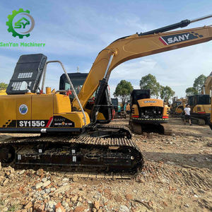 Prix d'usine utilisé Sany Sy 155C Excavatrices Construction Building Machine 15ton Mid-size Digger - Product Image 1