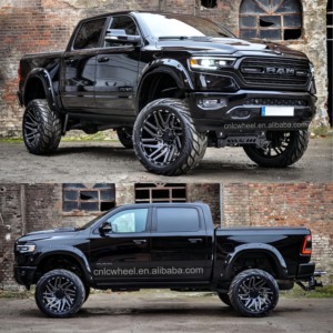 Jantes en alliage concaves profondes 20 22 pouces 5x5 5x5.5 6x135 6x139.7 pour Wrangler F150 Ranger <span class=keywords><strong>Bronco</strong></span> Ram 1500 Silverado GMC Sierra H2 - Product Image 6