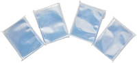 Vente en gros de cartes de visite standard transparentes en PP souple de 68*94mm et 66*91mm avec fermeture à clip pour cartes de visite