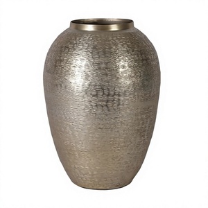 Vase rond de dernière génération, qualité supérieure, taille personnalisée, en aluminium, pour mariage, par Home Arts - Product Image 1