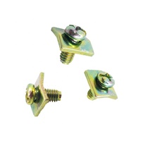Vis de borne d'amplificateur galvanisée M4x7, utilisée dans les haut-parleurs plus petits/bornes plus éloignées pour l'audio de voiture