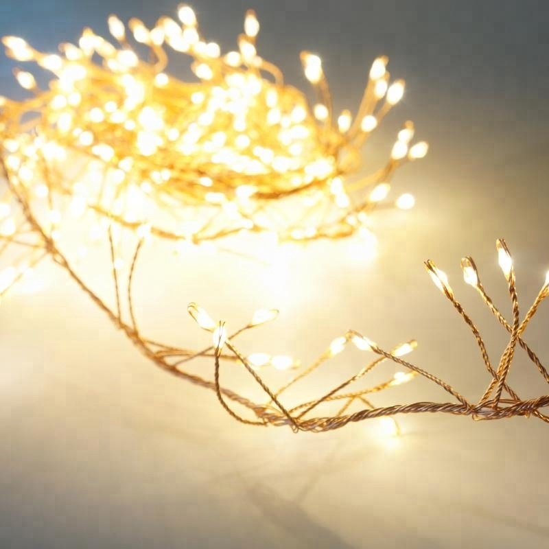 Micro Fil De Cuivre en gros solaire a mené les lumières De Ficelle multicolores de riz de noël led lumière de riz