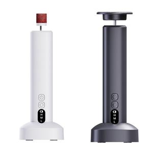 Dispositif de réparation de pied électrique type-c réglable à 6 vitesses dissolvant de callosités en acier inoxydable poussoir de cuticules <span class=keywords><strong>ponce</strong></span> enlever la peau morte - Product Image 1