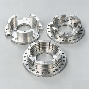Componente de mandril para wafer mecanizado por CNC personalizado, base de mandril de aluminio para procesos de semiconductores, mecanizado de torneado con anodización multicolor - Product Image 2