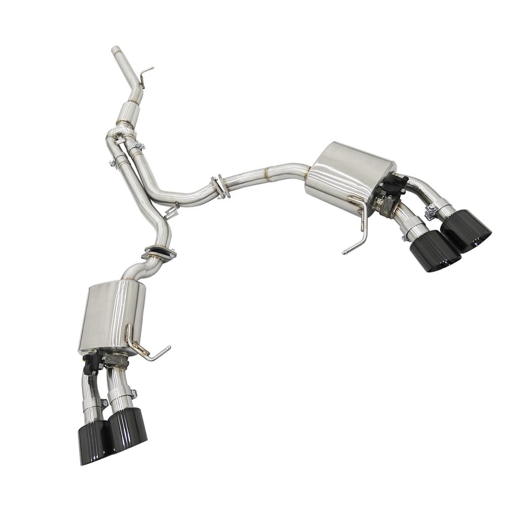 VantaFlow Mirror Polished T304 Catback Exhaust System for Porsche Macan 2.0T 2019-2024 High Temp TIG Welded Exhaust Pipe Have Muffler