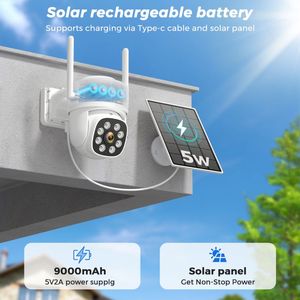 <span class=keywords><strong>Prix</strong></span> réduits pour caméra <span class=keywords><strong>de</strong></span> <span class=keywords><strong>surveillance</strong></span> solaire intérieure CCTV avec panneau, caméra vocale <span class=keywords><strong>360</strong></span>°, Wi-Fi, batterie 16000 mAh - Product Image 3