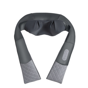 Free Field Neck Shoulder Massager Grey Rechargeable Heating Therapy For Home Car Use - Product Image 5