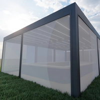Pergola de persienne de gazebo personnalisée au design moderne Offre Spéciale Pergola de jardin en aluminium à persienne étanche motorisée