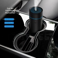 Diffuseur d'huiles essentielles portable USB mini humidificateur aromatique avec veilleuse colorée, purificateur d'air pour voiture, maison et bureau - Vente chaude