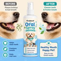 Spray dentaire KineShineX pour chats et chiens : Nettoie les dents, rafraîchit l'haleine et favorise les soins bucco-dentaires quotidiens