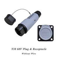 Accessoires pour voiturettes de golf YEEDA Y-30 : Ensemble prise et fiche 48V/60V universel pour Club Car, E-Z-GO, Buggy, Voiturette de navette
