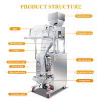 Machine d'Emballage Verticale Automatique Multifonction pour Biscuits, Popcorn, Snacks, Chips de Pommes de Terre et Bananes, avec Scellage et Injection d'Azote