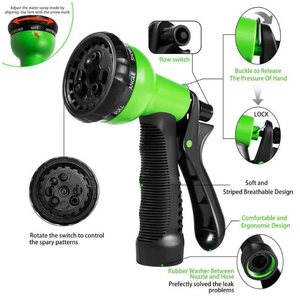 Factory Direct Sale Oem Tpe <b>Rubber</b> Inner Tube Expandable Adjustable Portable Soft with Plastic Water <b>Spray</b> Nozzle - Product Image 4